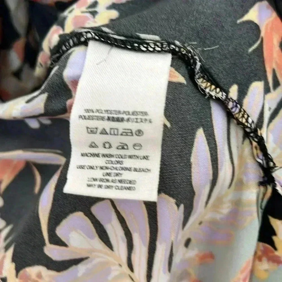 Free People Under The Palms Shirt Tropical Print - Picture 11 of 13